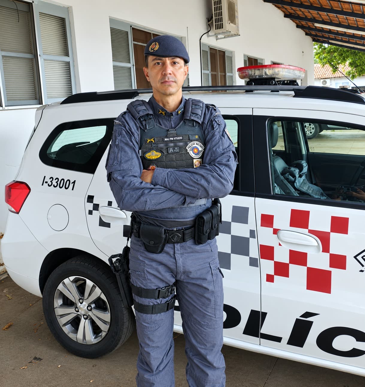 Major Vituzzo assume coordenação operacional do 33º BPM/I