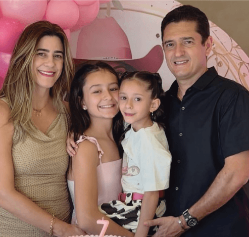 Catharina celebrou seus 7 anos em uma animada festa