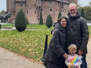 Mark Ruijgrok e Ana Cláudia Wohnrath Salustiano celebraram 19 anos de casados
