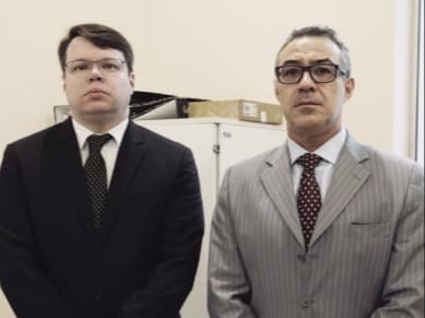 Juízes Ricardo Truite e Luiz Fernando