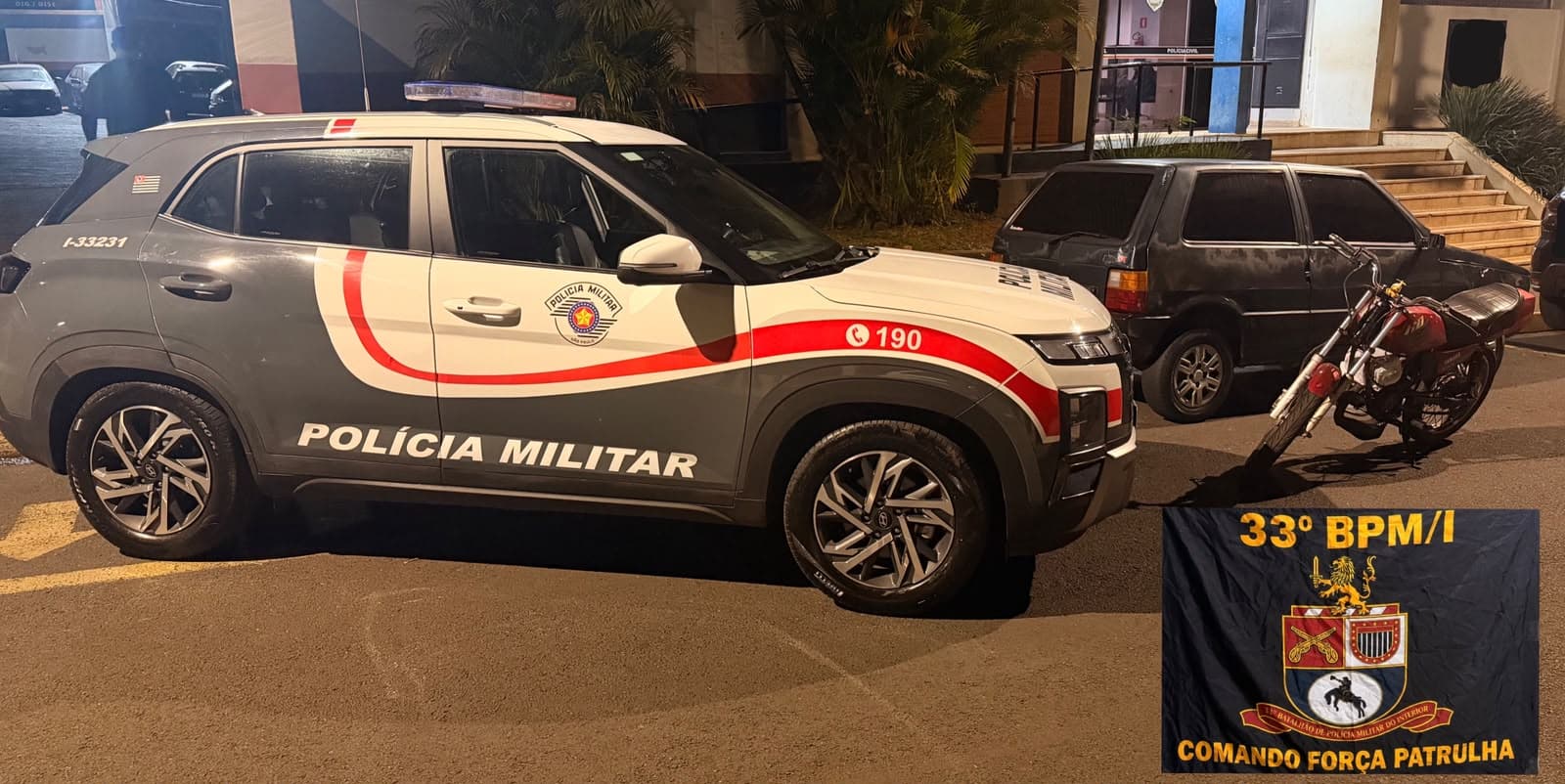 PM confirma flagrantes de tráfico e de adulteração de sinal identificador de veículo