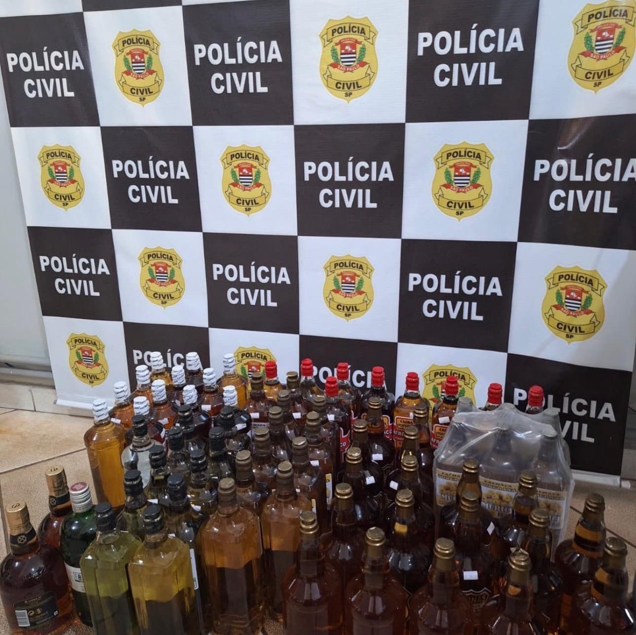 Polícia Civil confirma ação conjunta e apreensão bebidas sem identificação