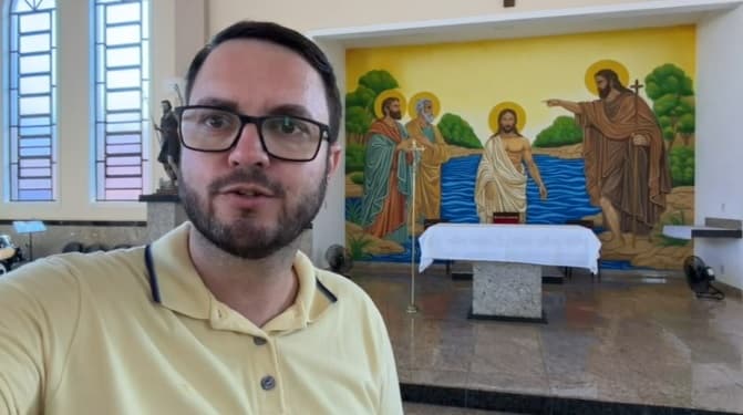 Pároco destaca trabalho após ser empossado na Paróquia São João Batista