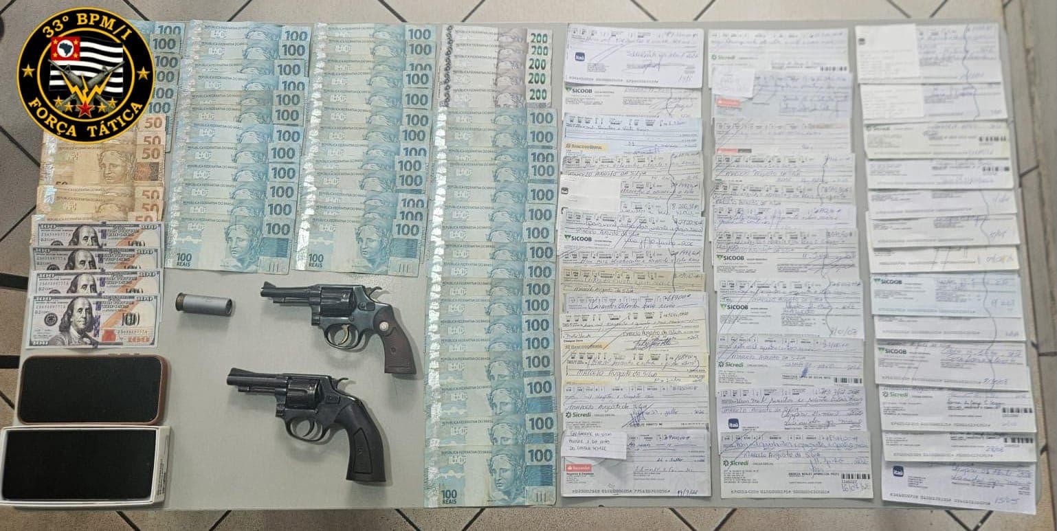 PM detém autor por agiotagem e posse irregular de arma