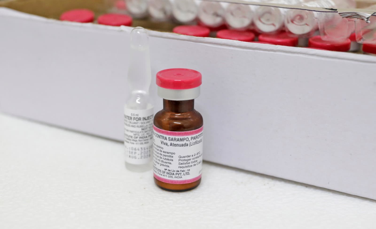 Município atinge meta da primeira dose contra o sarampo